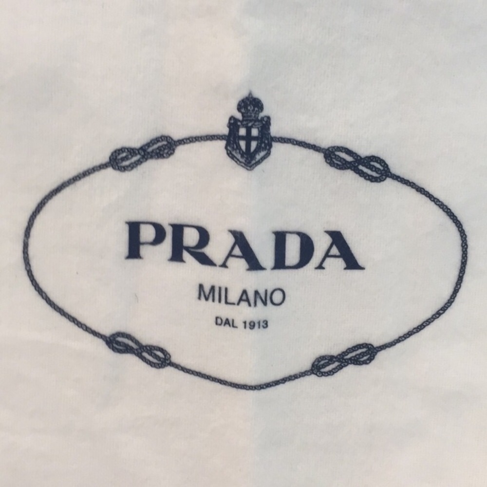 PRADA cotton shopping bag